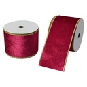 Schleife Rosa Goldfarbig 6.3 cm x 5 m