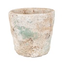 Flower Pot Inside Beige Green Ø 11x11 cm