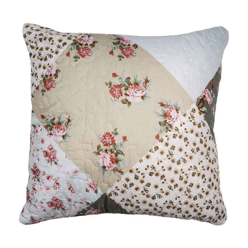 Housse de coussin Vert Beige 40x40 cm