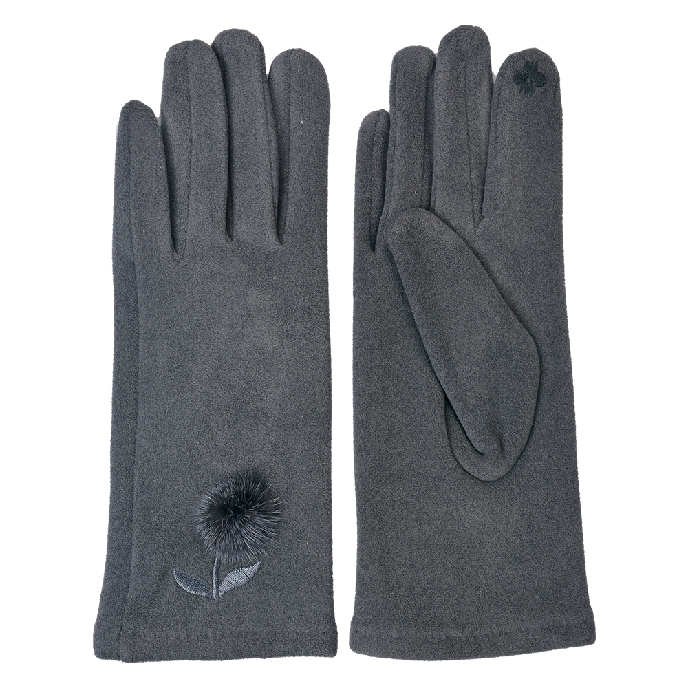 Handschuhe Winter Grau 8x24 cm