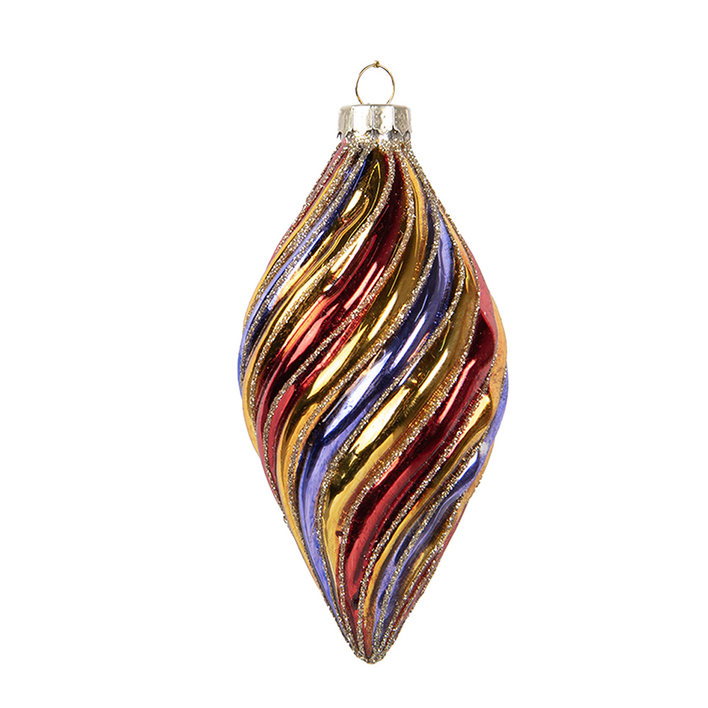 Palla di natale Multi colore Ø 6x13 cm