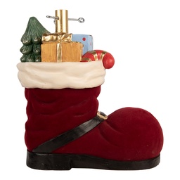 [6MG0174] Christmas tree stand Red White 39x21x45 cm