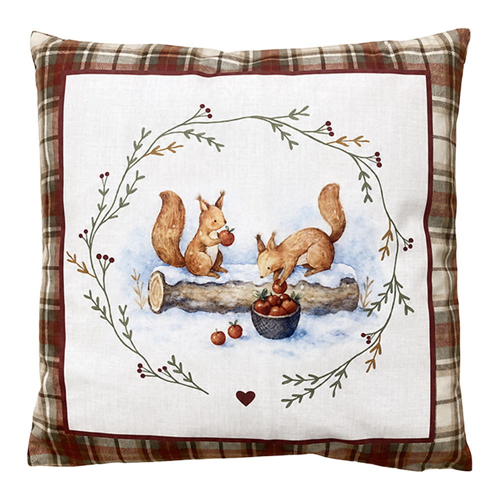 Cuscino imbottito Marrone Beige 45x45x4 cm