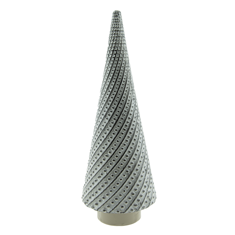Decorazione albero di Natale Grigio Ø 10x27 cm