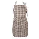 Tablier de cuisine Marron Blanc 69x68 cm