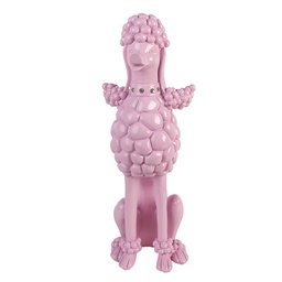 [6PR5803] Décoration Chien (Caniche) Rose 13x17x33 cm