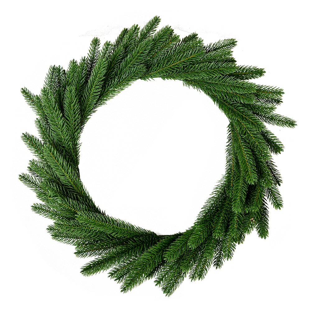 Christmas Decoration Wreath Green Ø 63x7 cm