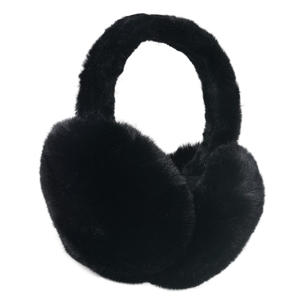Cache-oreilles Noir 13 cm