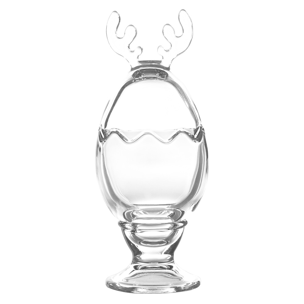 Bonbonnière avec couvercle Transparent Ø 8x21 cm