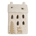 Decorazione Casa con LED Beige 9x7x15 cm