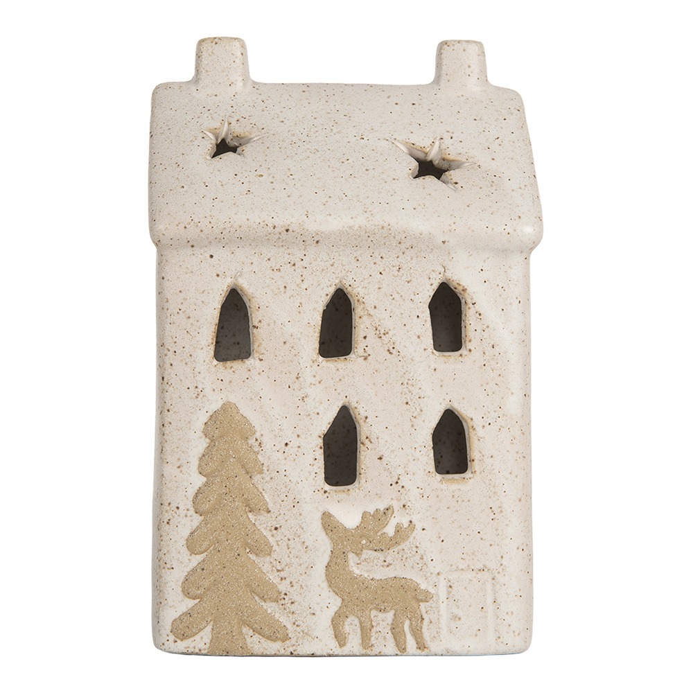 Décoration Maison avec LED Beige 9x7x15 cm