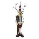 Decoratie hert 48x28x126 cm