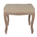 Deko Sitzhocker Braun Beige 50x36x47 cm