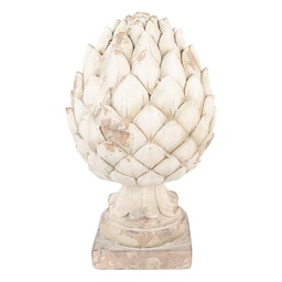 [6MG0140] Decoration Ornament Beige Ø 23x41 cm