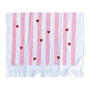 Serviette d'invité Blanc Rose 40x66 cm