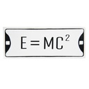 Text Board White Black 39x1x15 cm