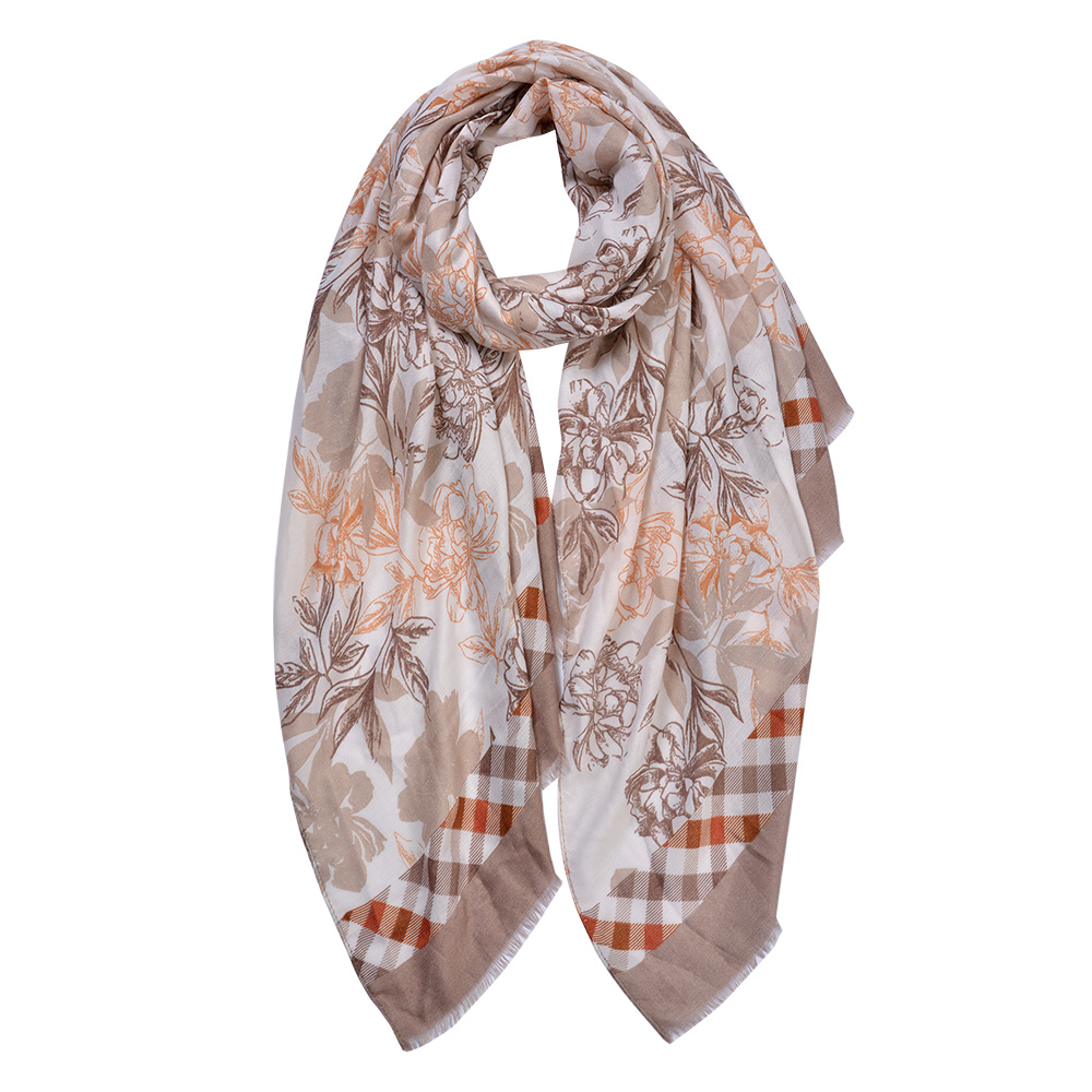 Schal Damen Beige 80x180 cm