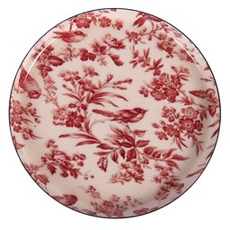 [66417] Coaster for Glasses Pink Red Ø 11x1 cm