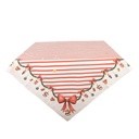 Nappe Beige Rouge 100x100 cm