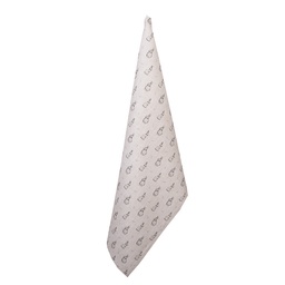 [BNS42-1] Teatowel Beige Grey 50x70 cm