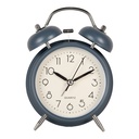 Alarm Clock Analog Blue 12x6x17 cm / 1xAA