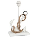Base Lampada da Tavolo Beige 22x12x37 cm E27/max 1x60W
