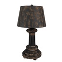 Table lamp Brown Black Ø 35x64 cm E27/max 1x60W