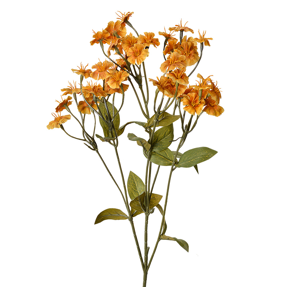 Rami Artificiali Decorativi con fiori Giallo Verde 8x8x63 cm