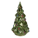Christmas Decoration Christmas Tree with LED Green Red Ø 13x23 cm / 3xAA