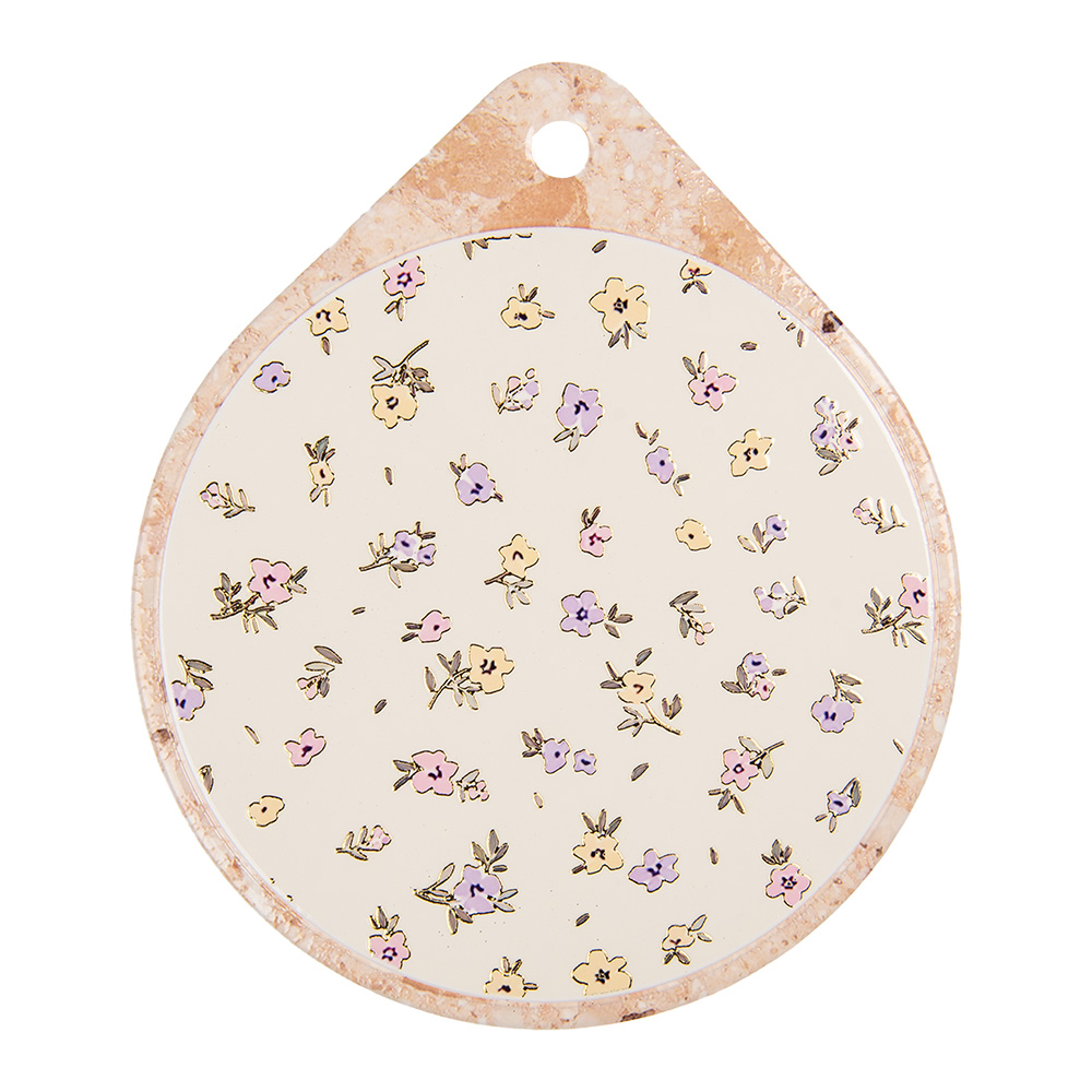 Dessous-de-plat Beige Orange 20x23x1 cm