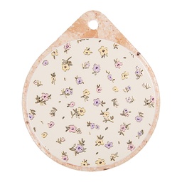 [6CE2060] Pfannenuntersetzer Beige Orange 20x23x1 cm