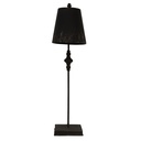 Tischlampe Schwarz Ø 20x75 cm E27/max 1x60W