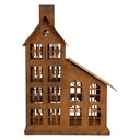Decoratie huis 22x11x32 cm