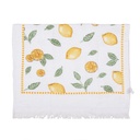 Serviette d'invité Blanc Jaune 40x66 cm