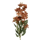 Decorative Artificial Branch with flowers Brown Green 10x10x72 cm
