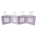 Photo frame Grey, White 65x1x23 cm / 10x10 cm (4)