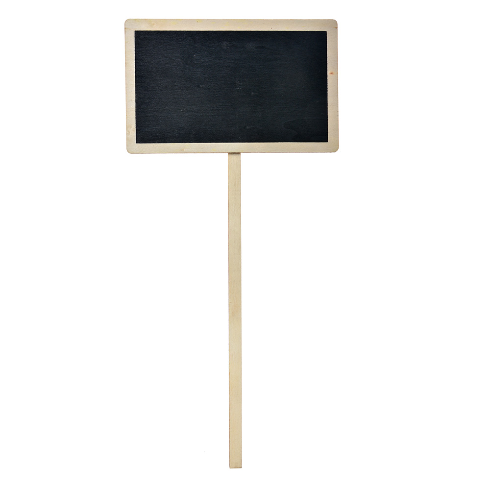 Plantensteker krijtbord 16x1x35 cm