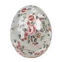Deko Ei Grau Rosa Ø 10x12 cm