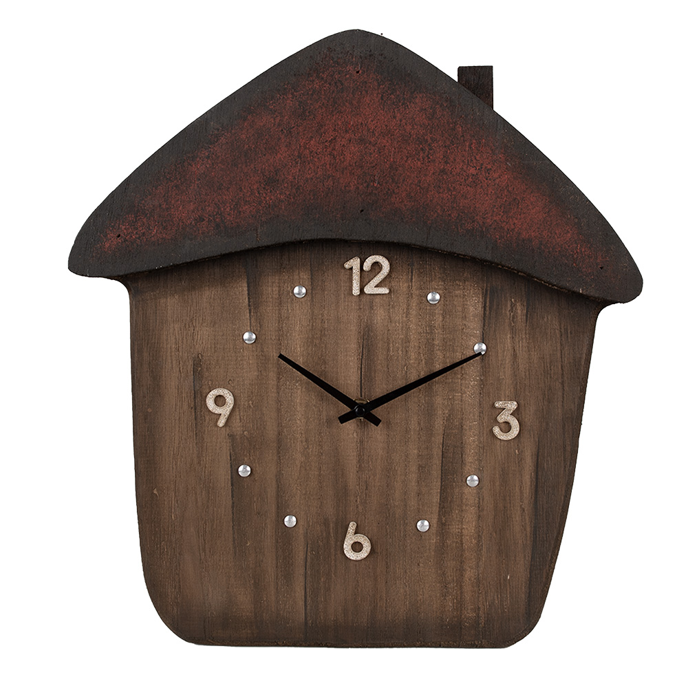 Wandklok 37x4x40 cm / 1xAA