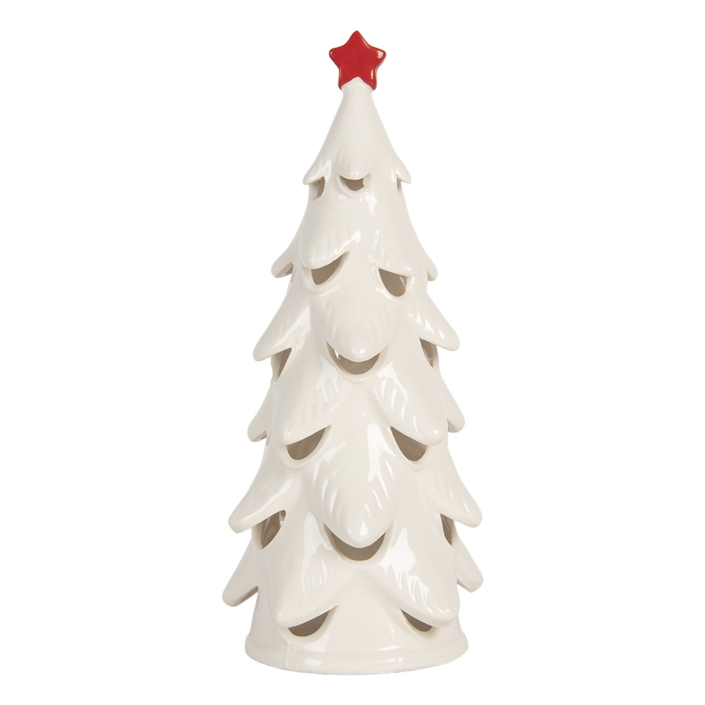 Decoratie kerstboom met LED Ø 11x25 cm