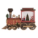Boîte à musique Train avec LED Rouge Vert 31x10x19 cm / 3xAA