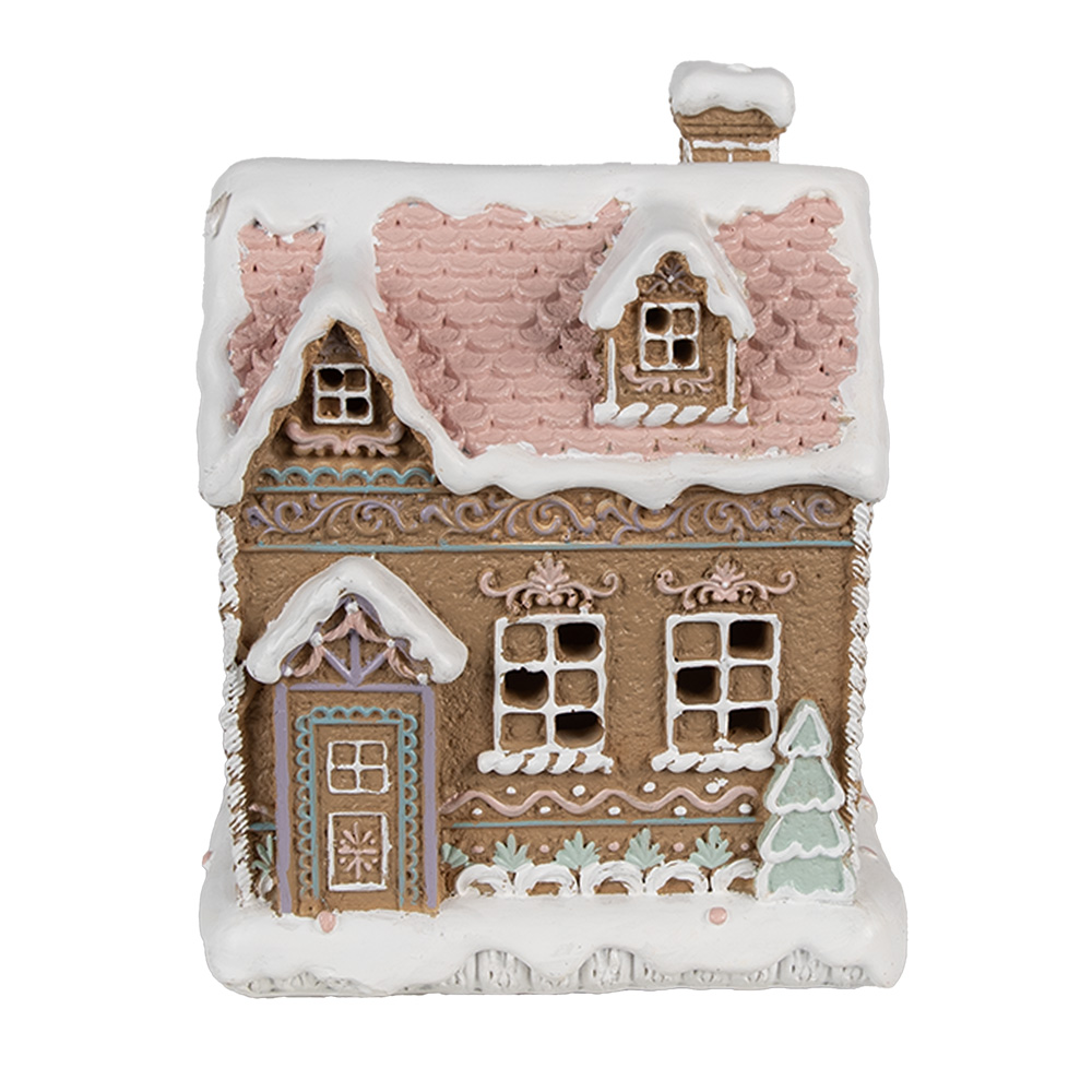 Decoratie huis met LED 13x10x16 cm / 3xAAA
