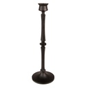 Candle Holder Black Ø 10x33 cm