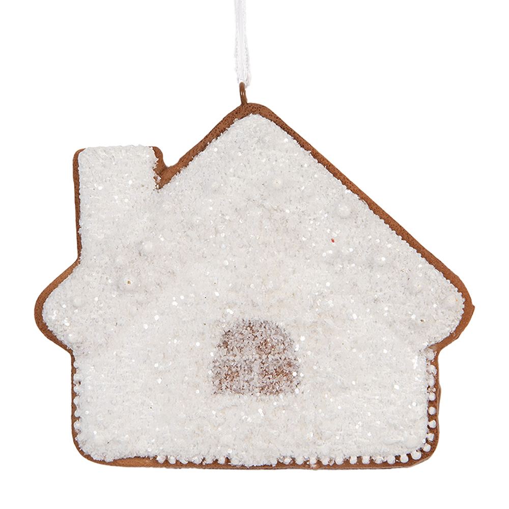 Decoratie hanger huisje 9x1x8 cm