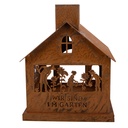 Decoratie huis 17x17x22 cm