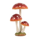 Decoration Mushrooms Red White 3x3x7 cm