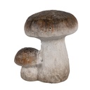 Decoration Mushrooms Brown White 6x5x7 cm
