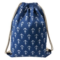 [JZBG0310] Sac Bleu Blanc 34x1x43 cm