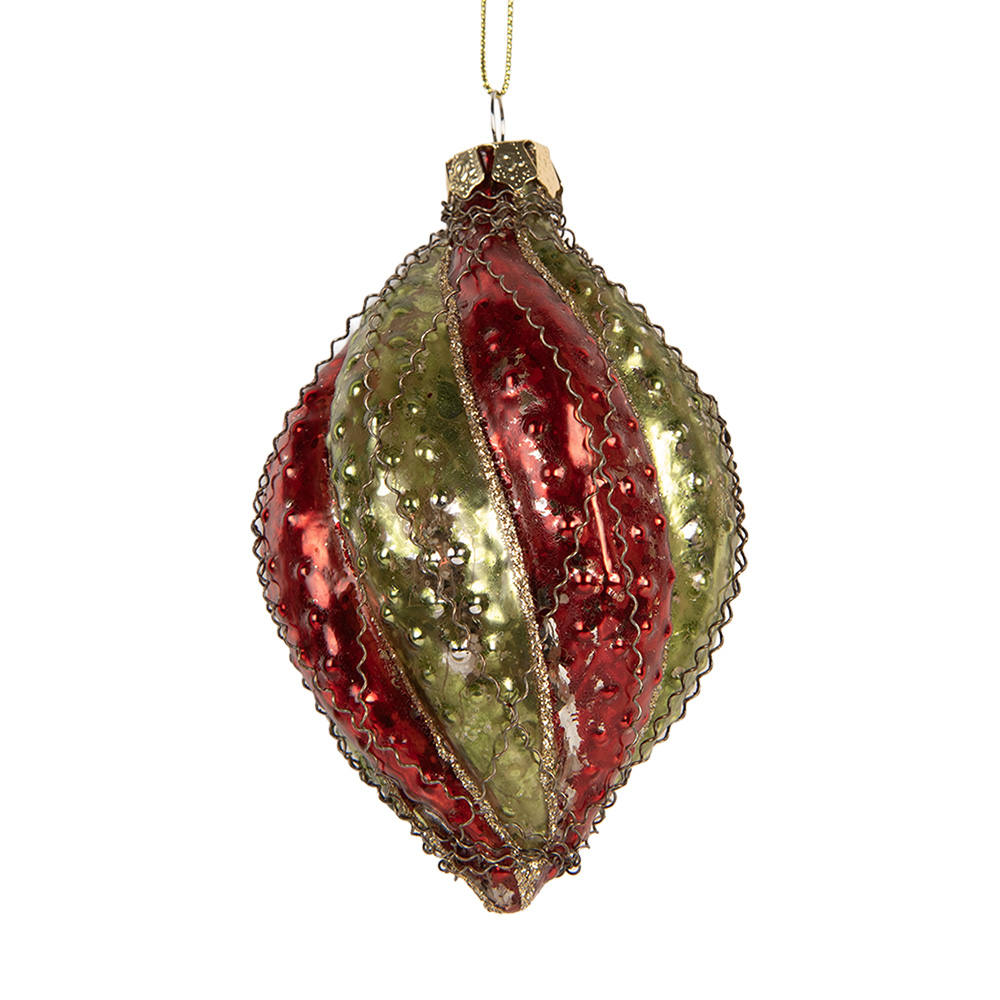 Kerstbal Ø 7x11 cm