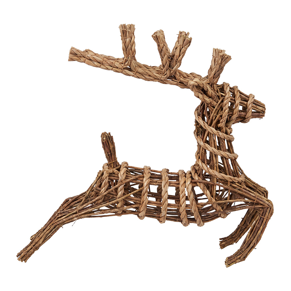 Decoratie hert 55x13x50 cm